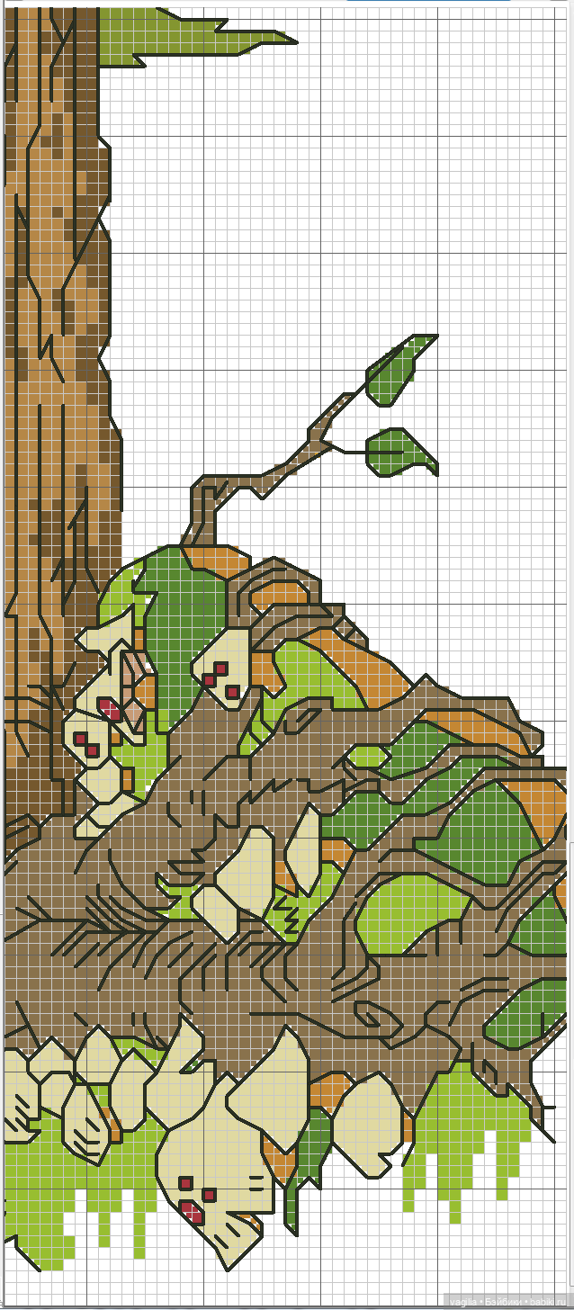 Детская вышивка крестиком