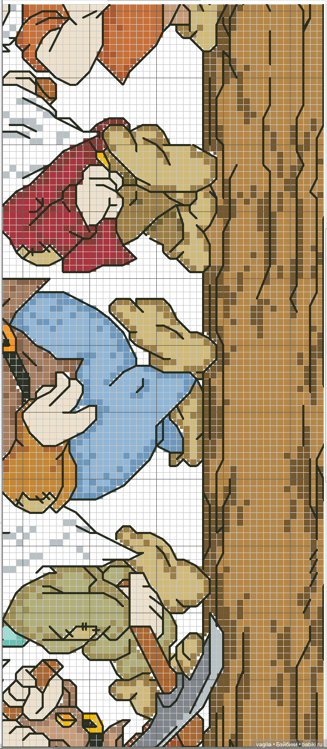 Детская вышивка крестиком