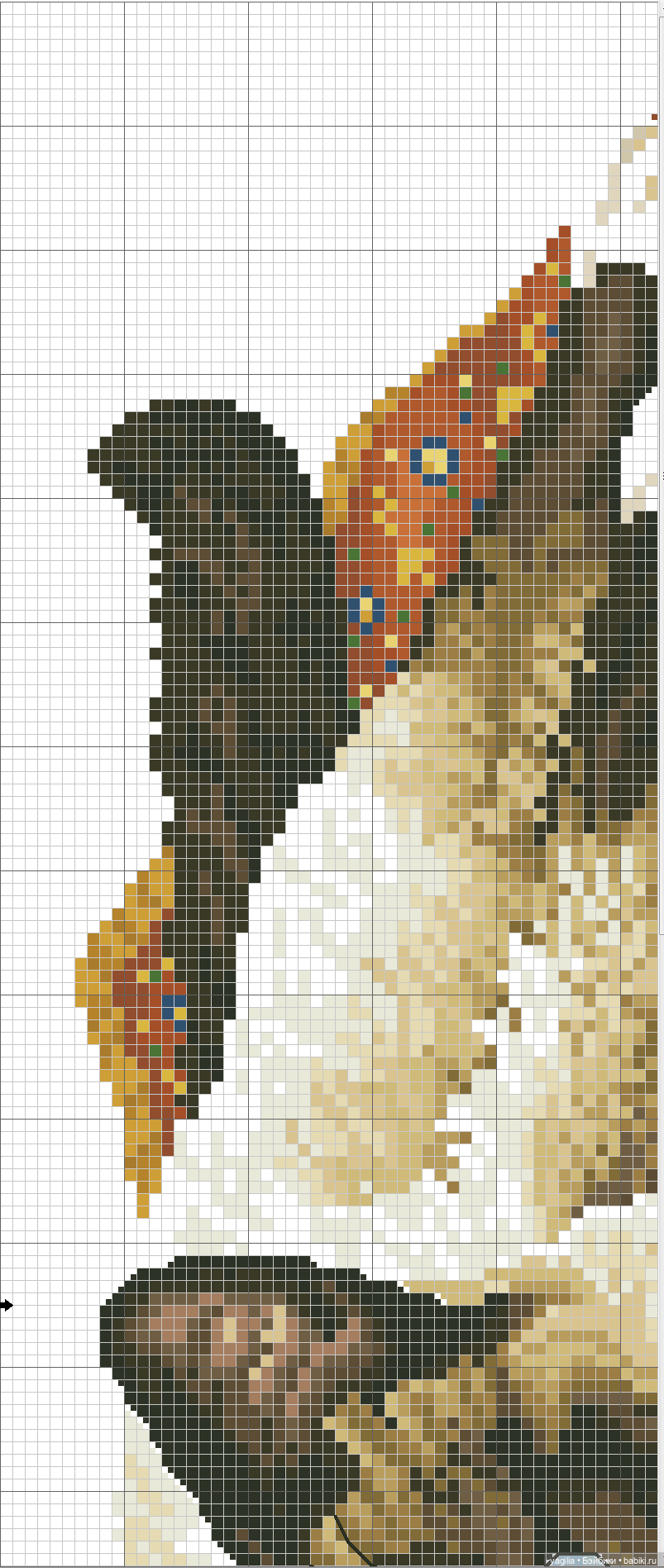 Котики крестиком — Схемы вышивки крестом: фото узоров