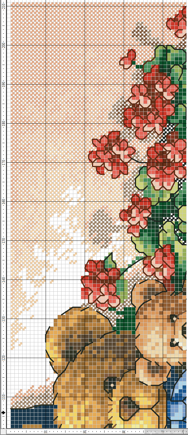 Мишка Тедди крестиком — Схемы вышивки крестом: фото узоров