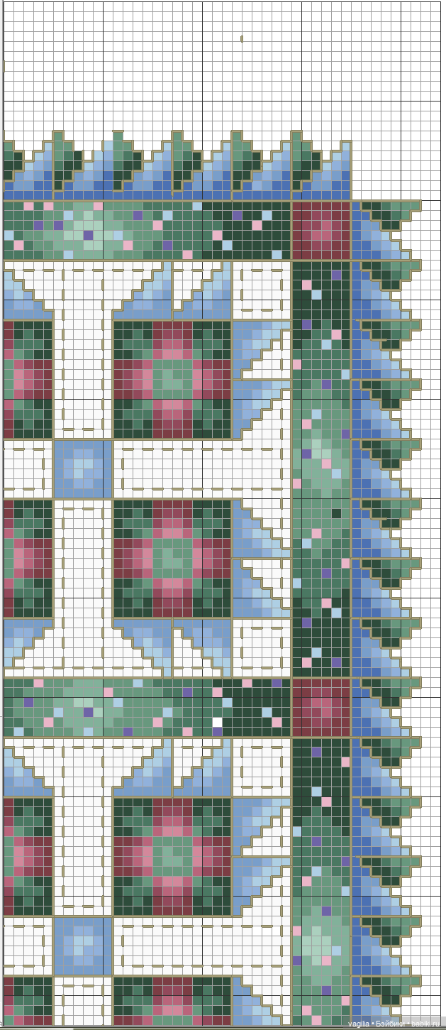 Мишка Тедди крестиком — Схемы вышивки крестом: фото узоров (фото 9)