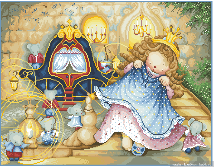 Детская вышивка крестиком