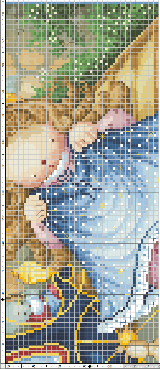 Детская вышивка крестиком