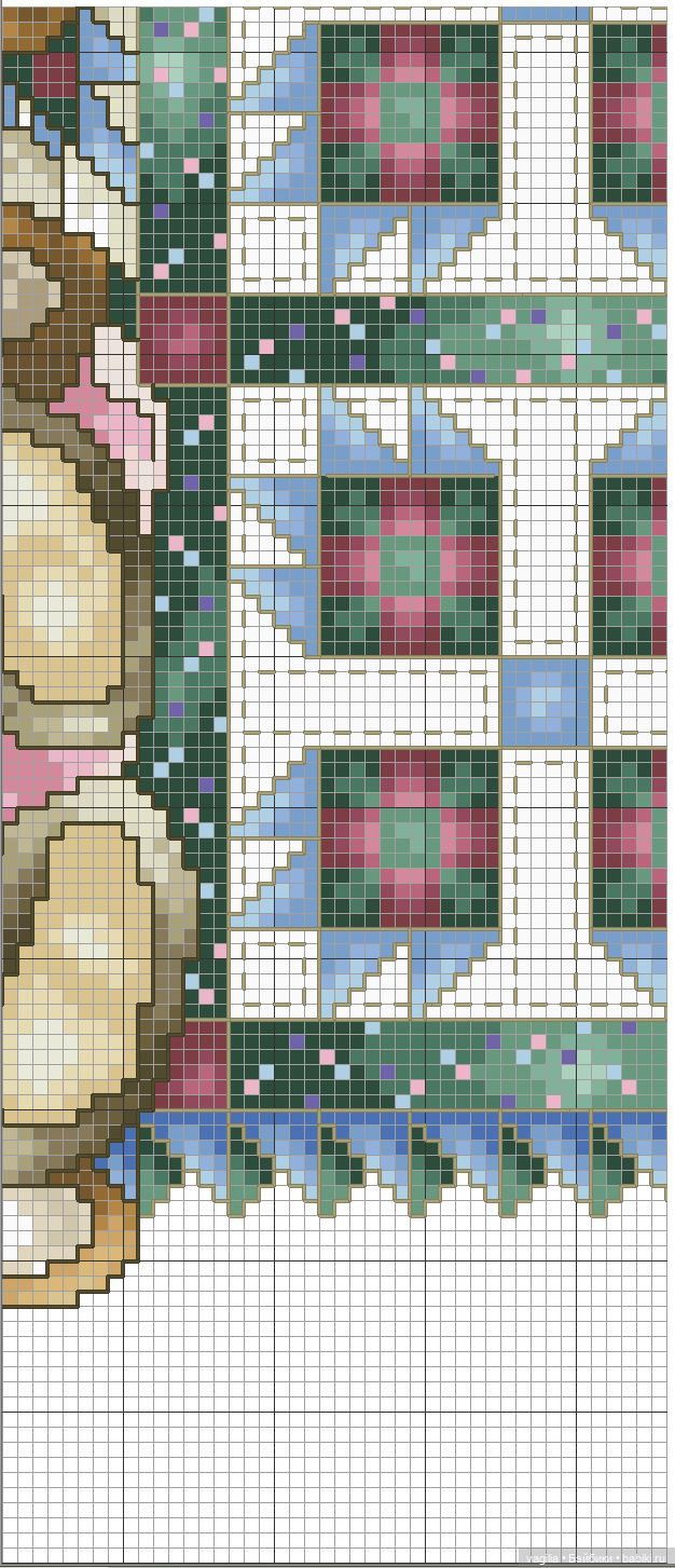 Мишка Тедди крестиком — Схемы вышивки крестом: фото узоров (фото 4)