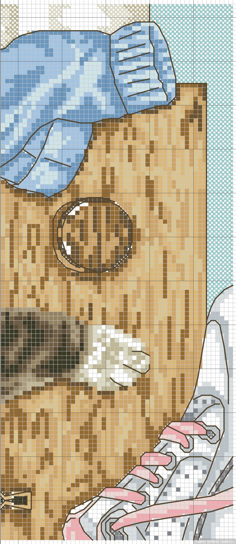 Котики крестиком — Схемы вышивки крестом: фото узоров (фото 4)