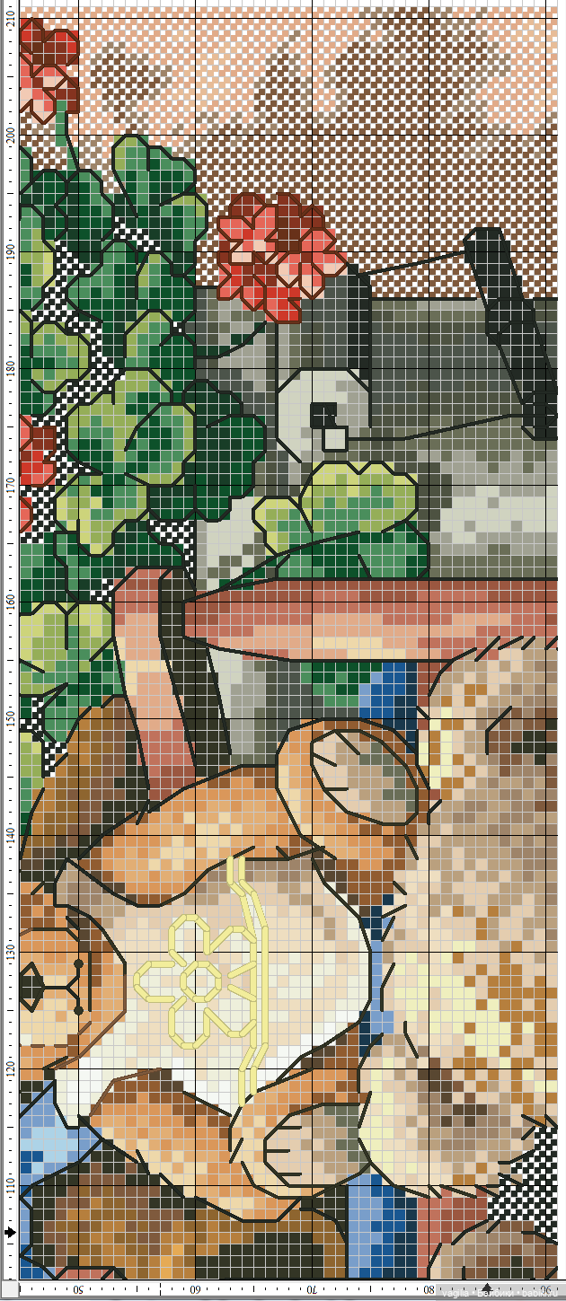 Мишка Тедди крестиком — Схемы вышивки крестом: фото узоров