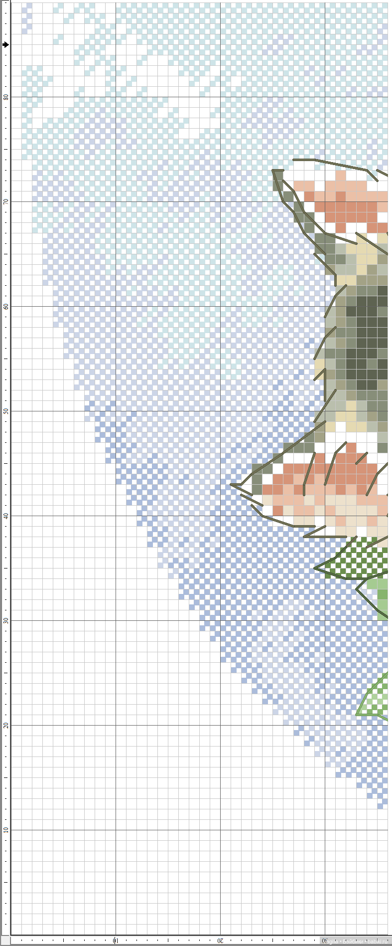 Котики 3 крестиком — Схемы вышивки крестом: фото узоров (фото 2)
