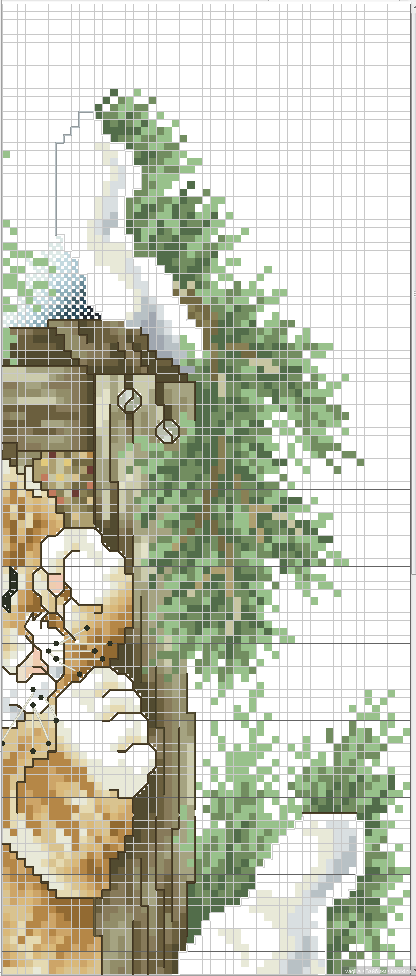 Котики. Вышивка крестиком (фото 7)