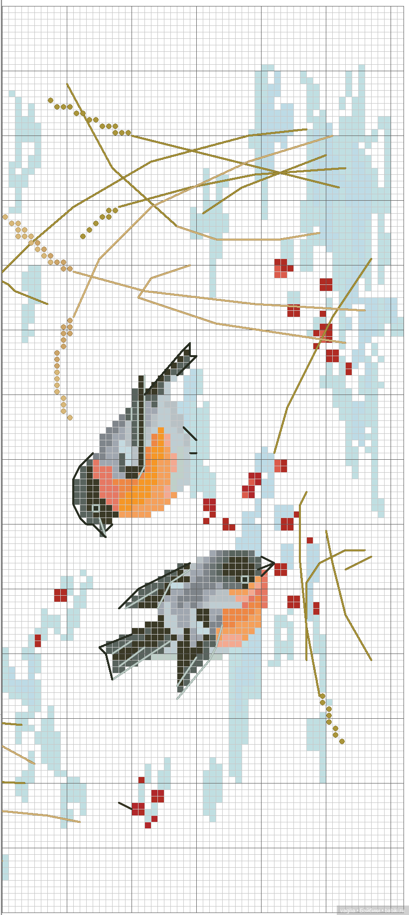 Котики. Вышивка крестиком