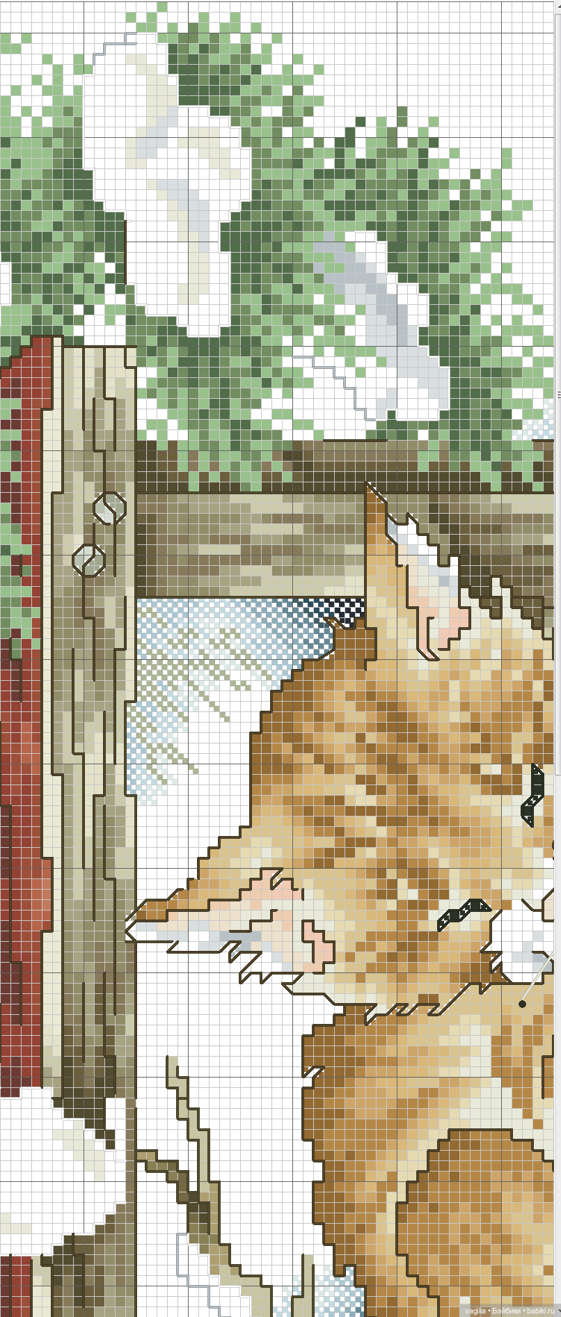 Котики. Вышивка крестиком (фото 6)