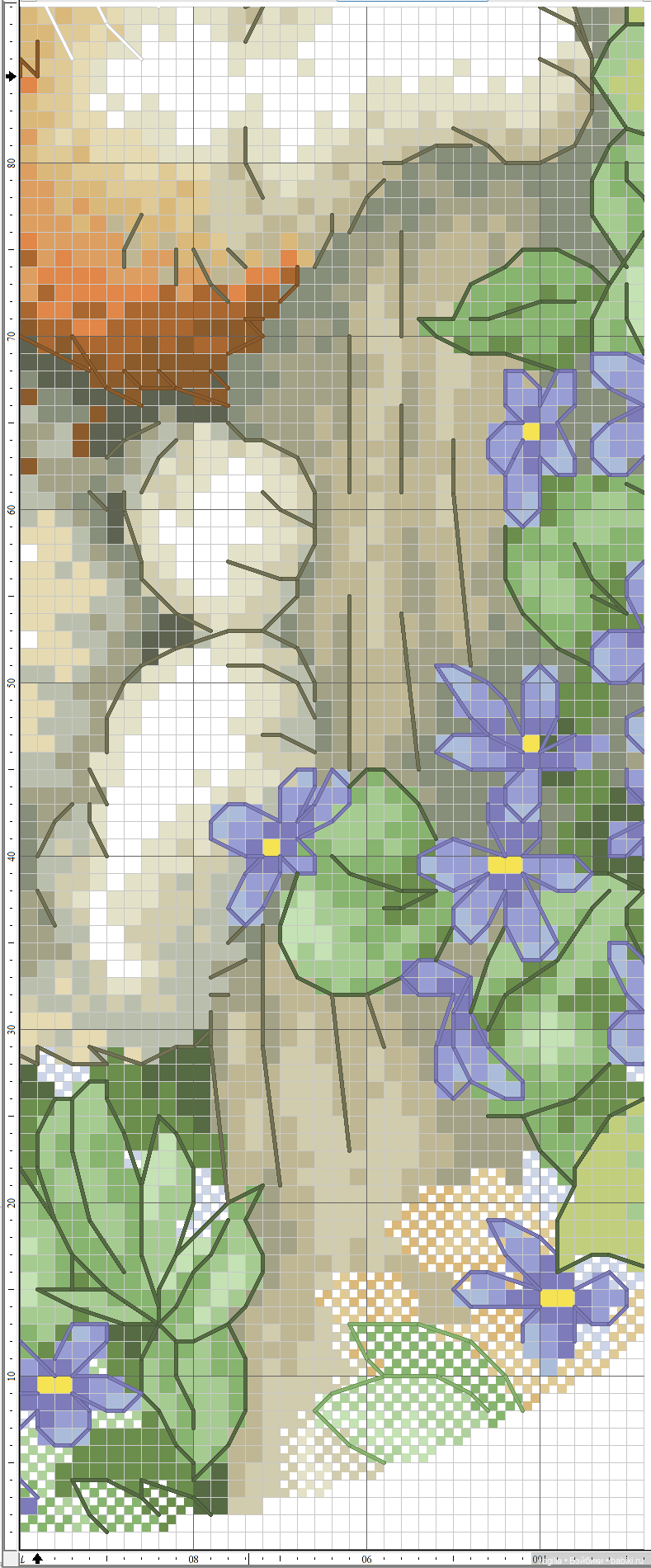 Котики 3 крестиком — Схемы вышивки крестом: фото узоров (фото 4)