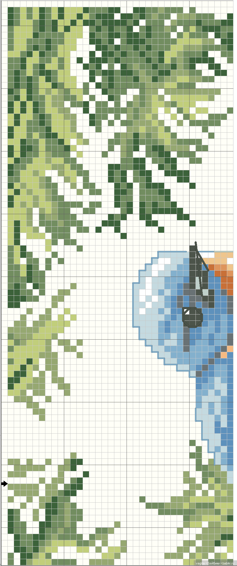 Птички крестиком — Схемы вышивки крестом: фото узоров