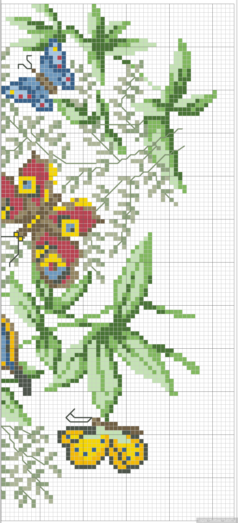 Не много бабочек крестиком (фото 4)