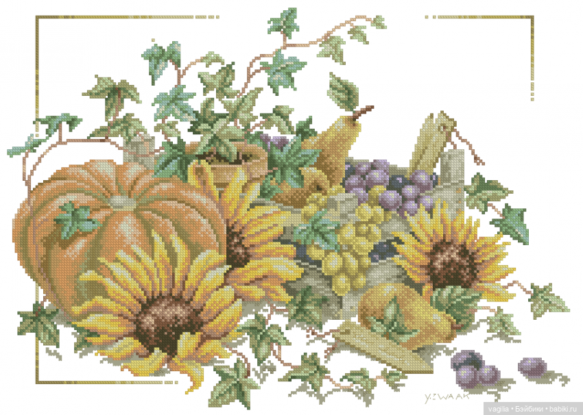 Деревенский крестик — Схемы вышивки крестом: фото узоров