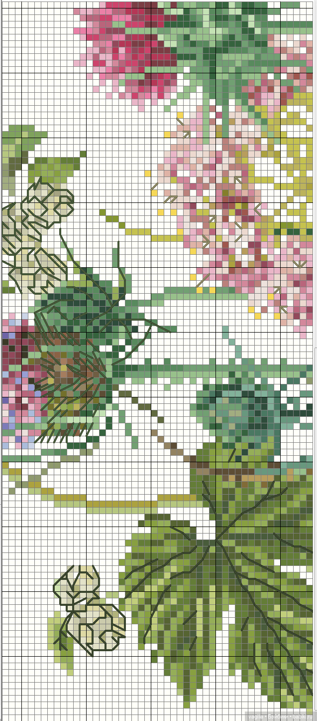 Деревенский крестик — Схемы вышивки крестом: фото узоров