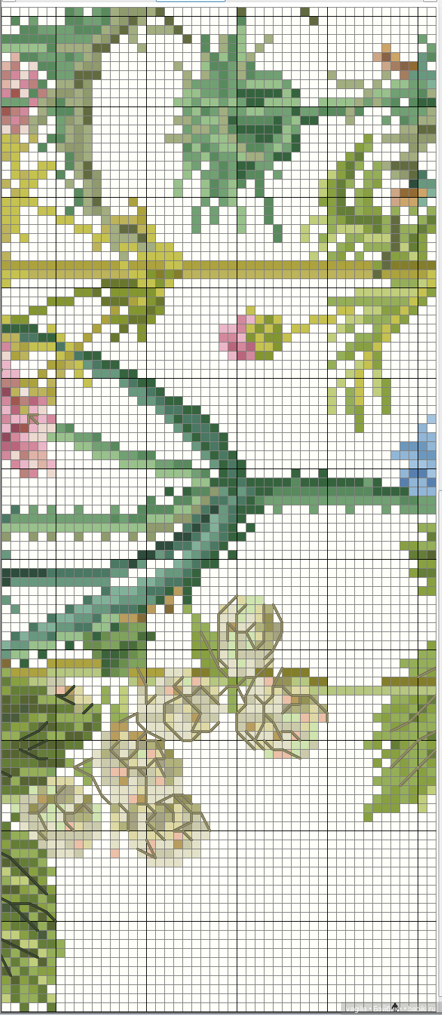 Деревенский крестик — Схемы вышивки крестом: фото узоров