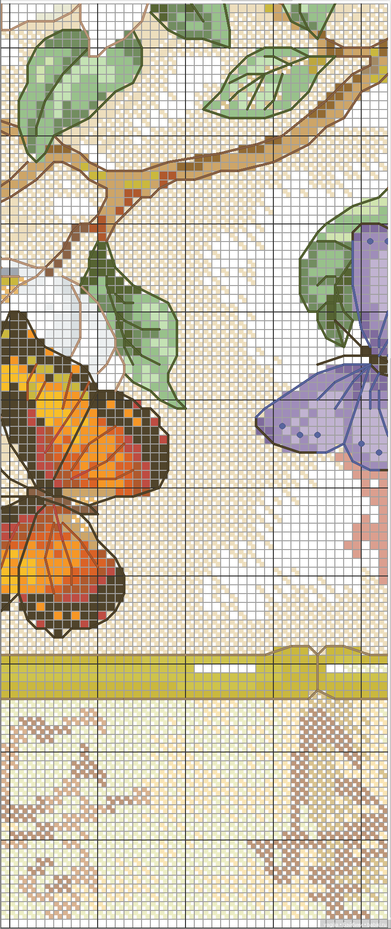 Не много бабочек крестиком (фото 10)