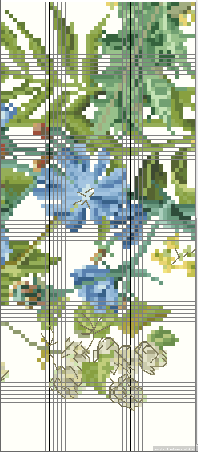 Деревенский крестик — Схемы вышивки крестом: фото узоров