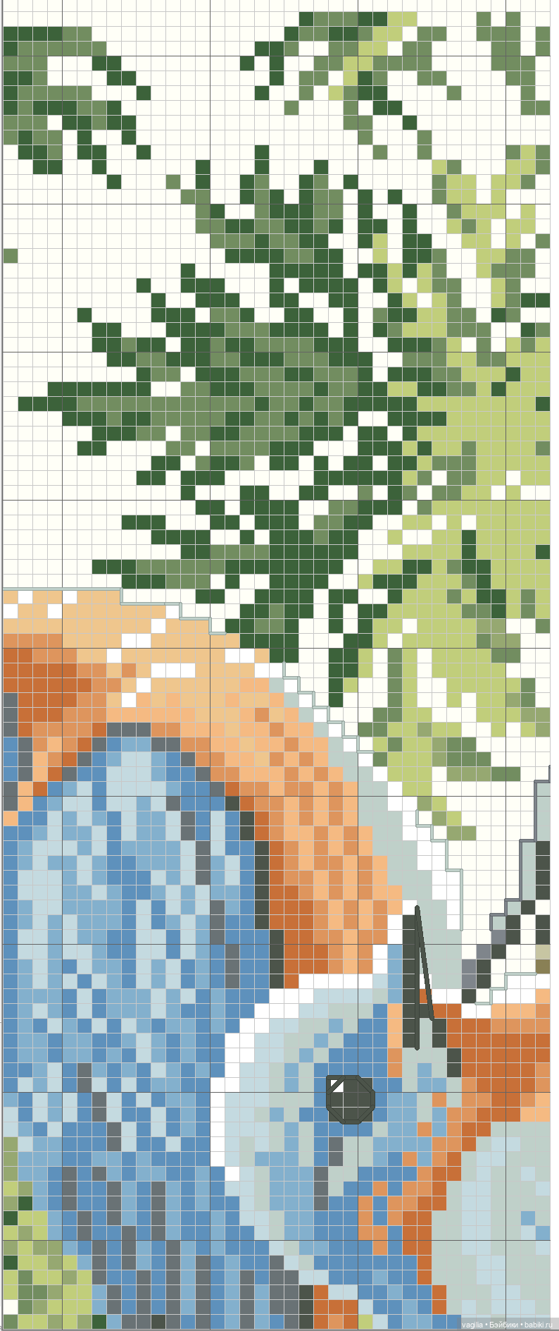 Птички крестиком — Схемы вышивки крестом: фото узоров