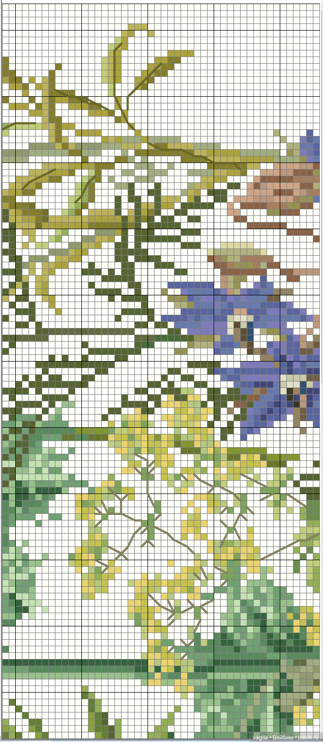 Деревенский крестик — Схемы вышивки крестом: фото узоров