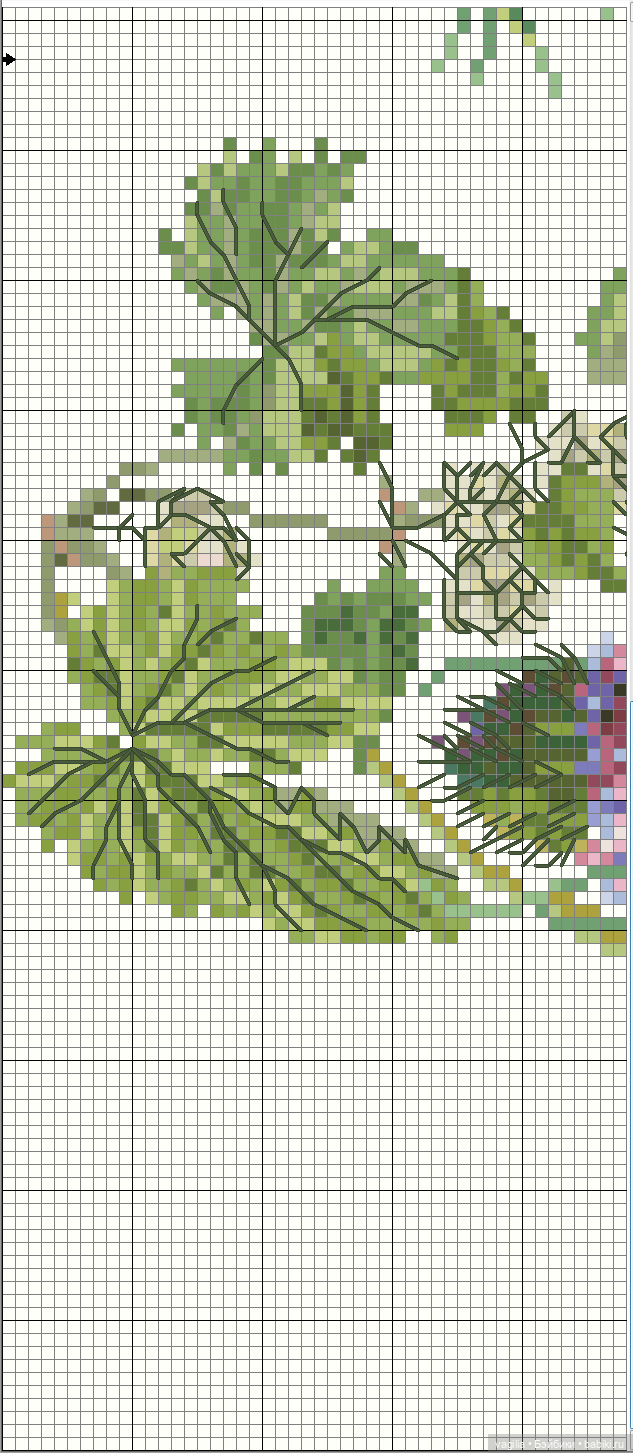 Деревенский крестик — Схемы вышивки крестом: фото узоров