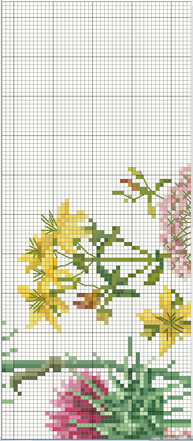 Деревенский крестик — Схемы вышивки крестом: фото узоров