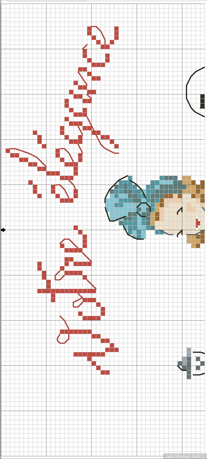 Модный топик 3 крестиком — Схемы вышивки крестом: фото узоров