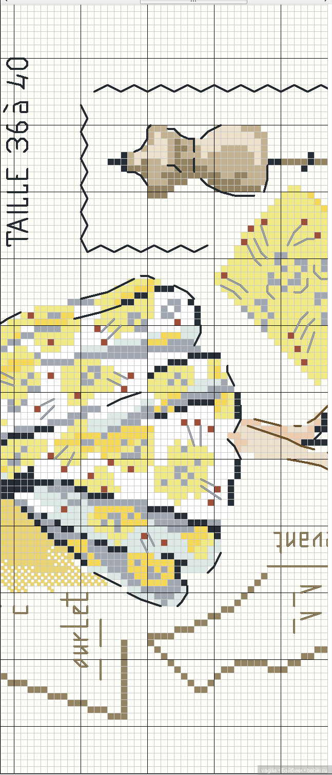 Модный топик крестиком 2 — Схемы вышивки крестом: фото узоров