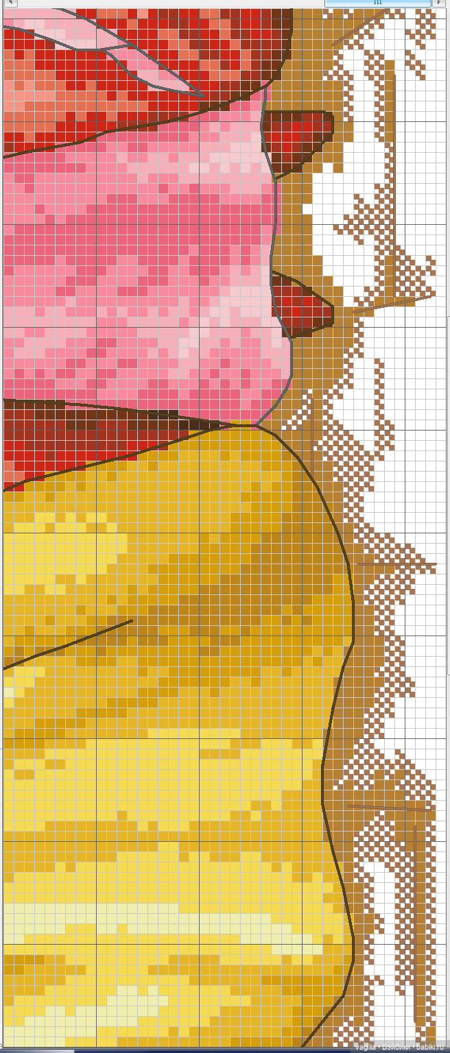 Модный топик крестиком — Схемы вышивки крестом: фото узоров