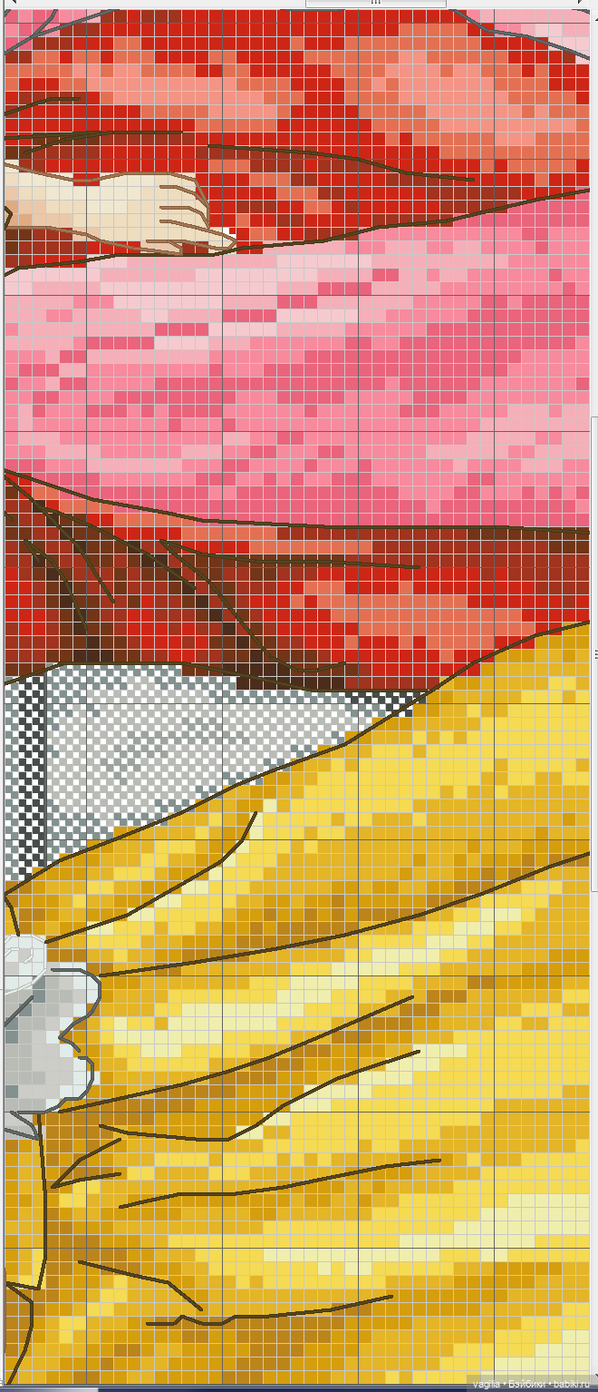 Модный топик крестиком — Схемы вышивки крестом: фото узоров