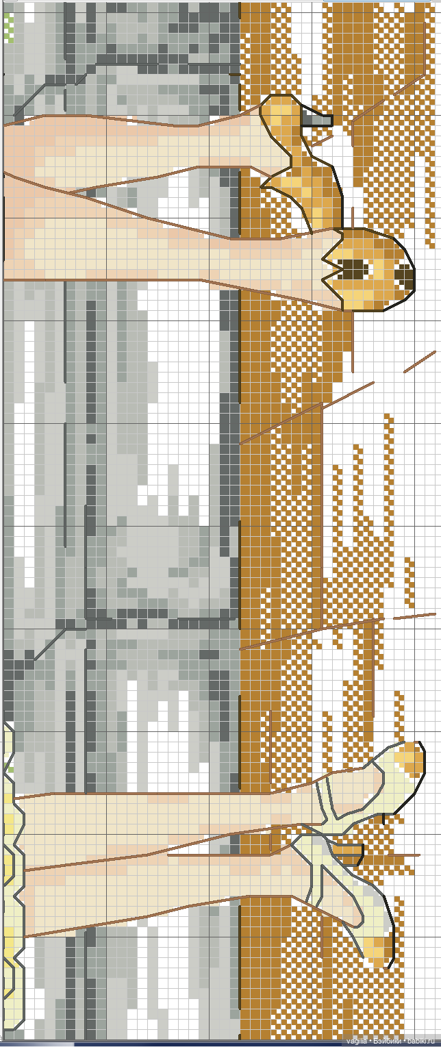 Модный топик крестиком — Схемы вышивки крестом: фото узоров (фото 9)