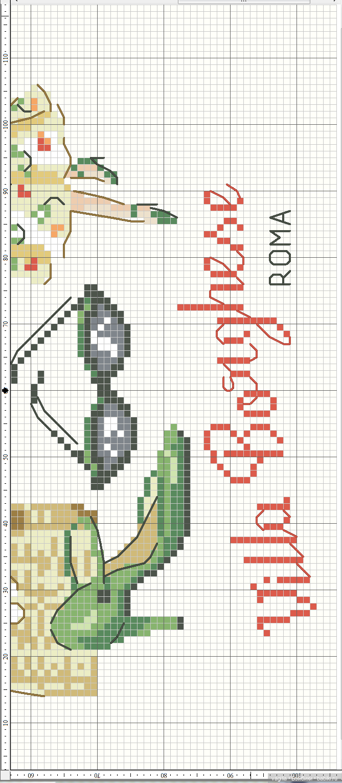 Модный топик крестиком 2 — Схемы вышивки крестом: фото узоров