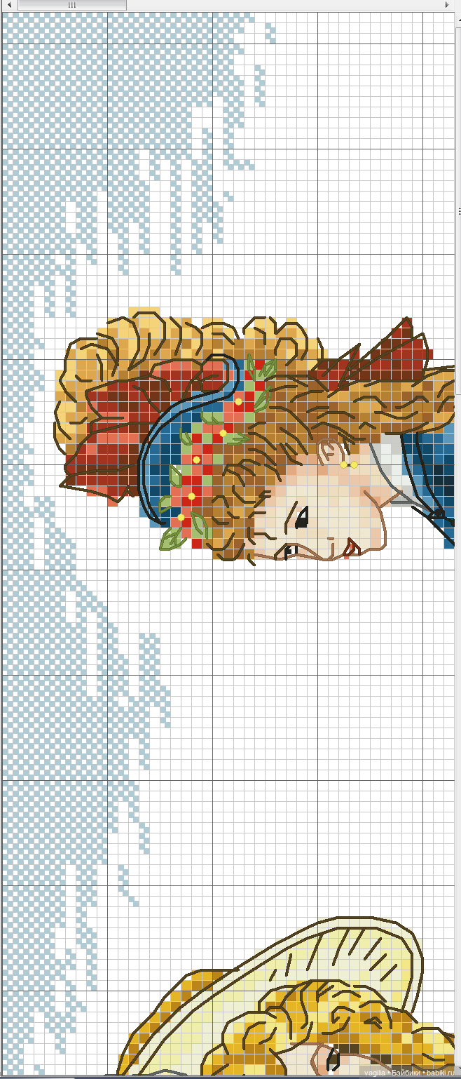 Модный топик крестиком — Схемы вышивки крестом: фото узоров