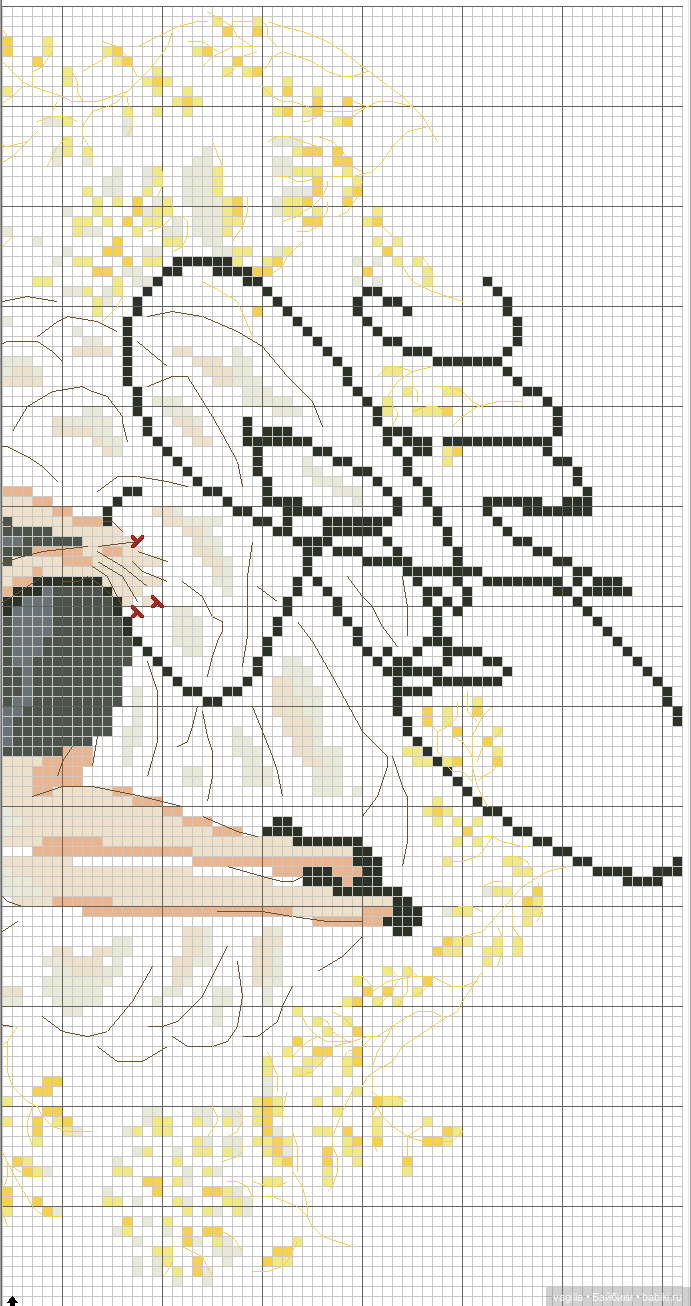 Модный топик 3 крестиком — Схемы вышивки крестом: фото узоров