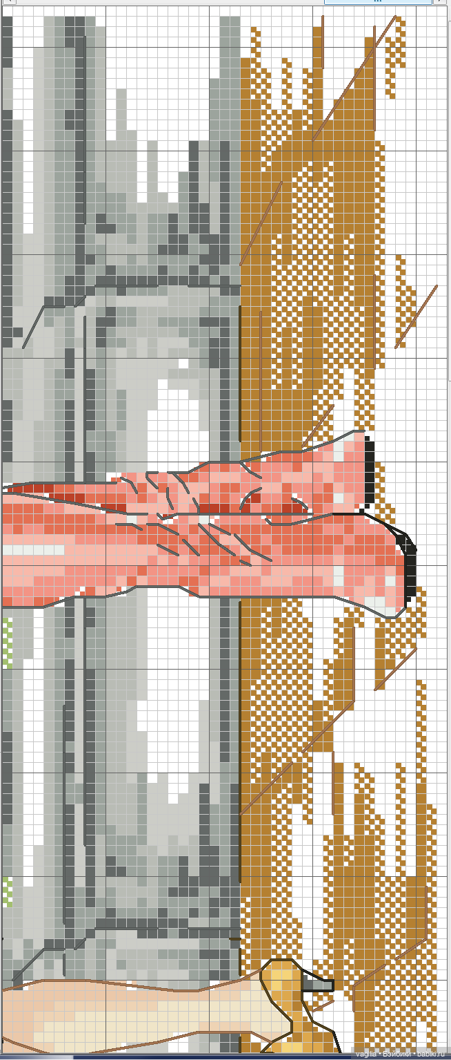 Модный топик крестиком — Схемы вышивки крестом: фото узоров