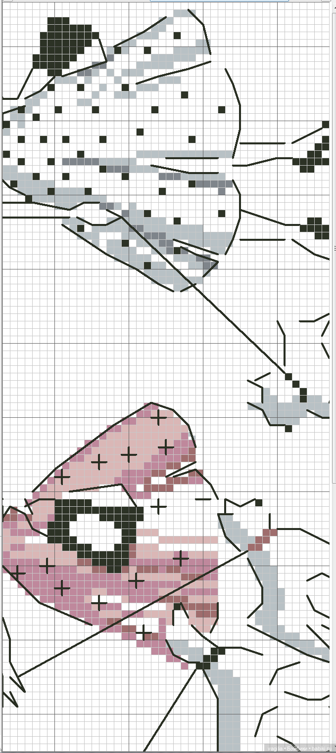 Модный топик крестиком 2 — Схемы вышивки крестом: фото узоров (фото 9)