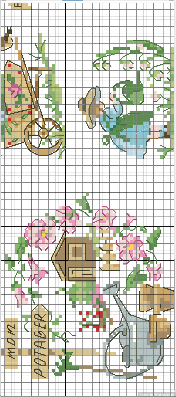 Детки, сапожки для малюсеньких подарков крестиком (фото 4)