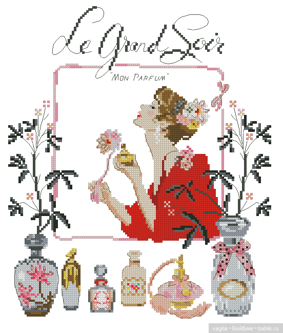 Модный топик крестиком 2 — Схемы вышивки крестом: фото узоров