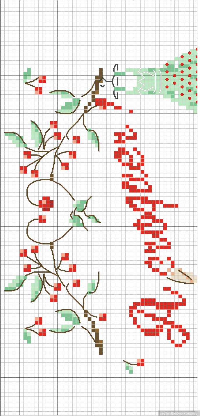 Модный топик 3 крестиком — Схемы вышивки крестом: фото узоров