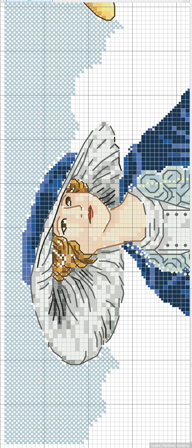 Модный топик крестиком — Схемы вышивки крестом: фото узоров (фото 2)