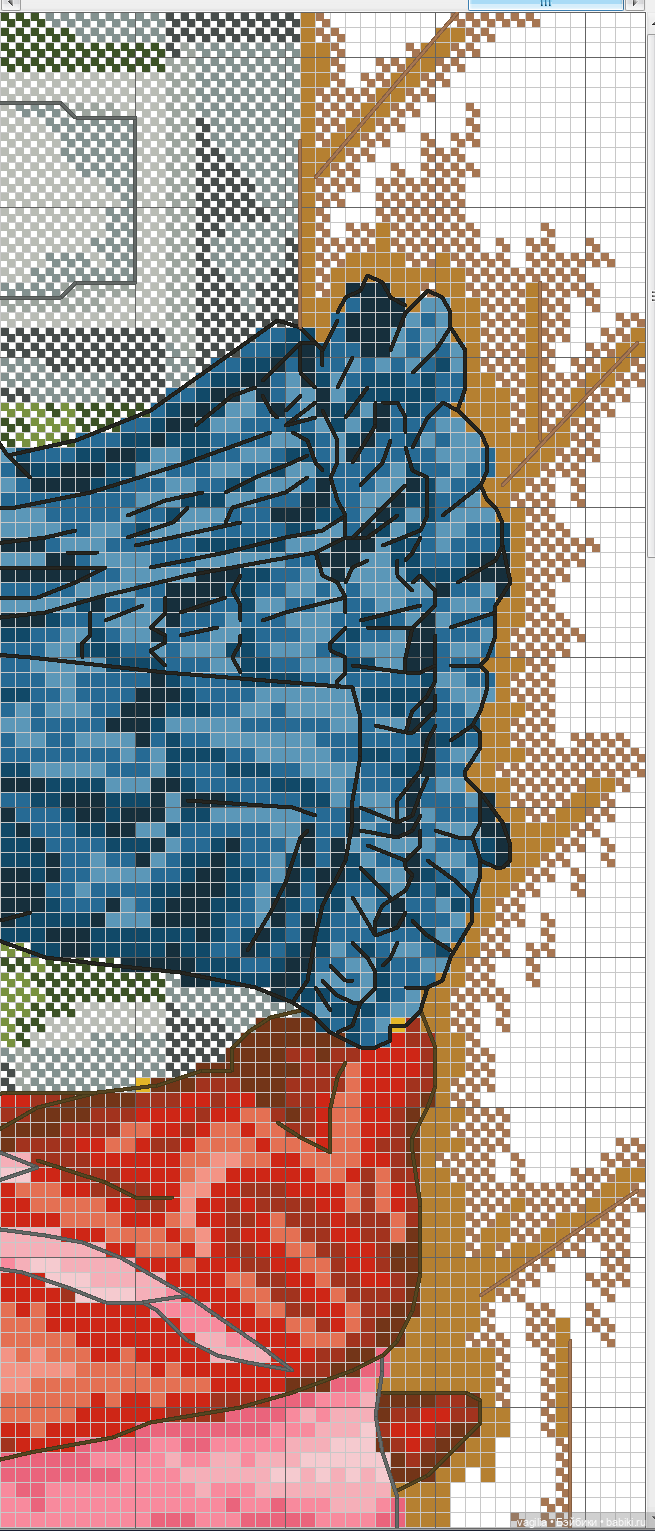Модный топик крестиком — Схемы вышивки крестом: фото узоров