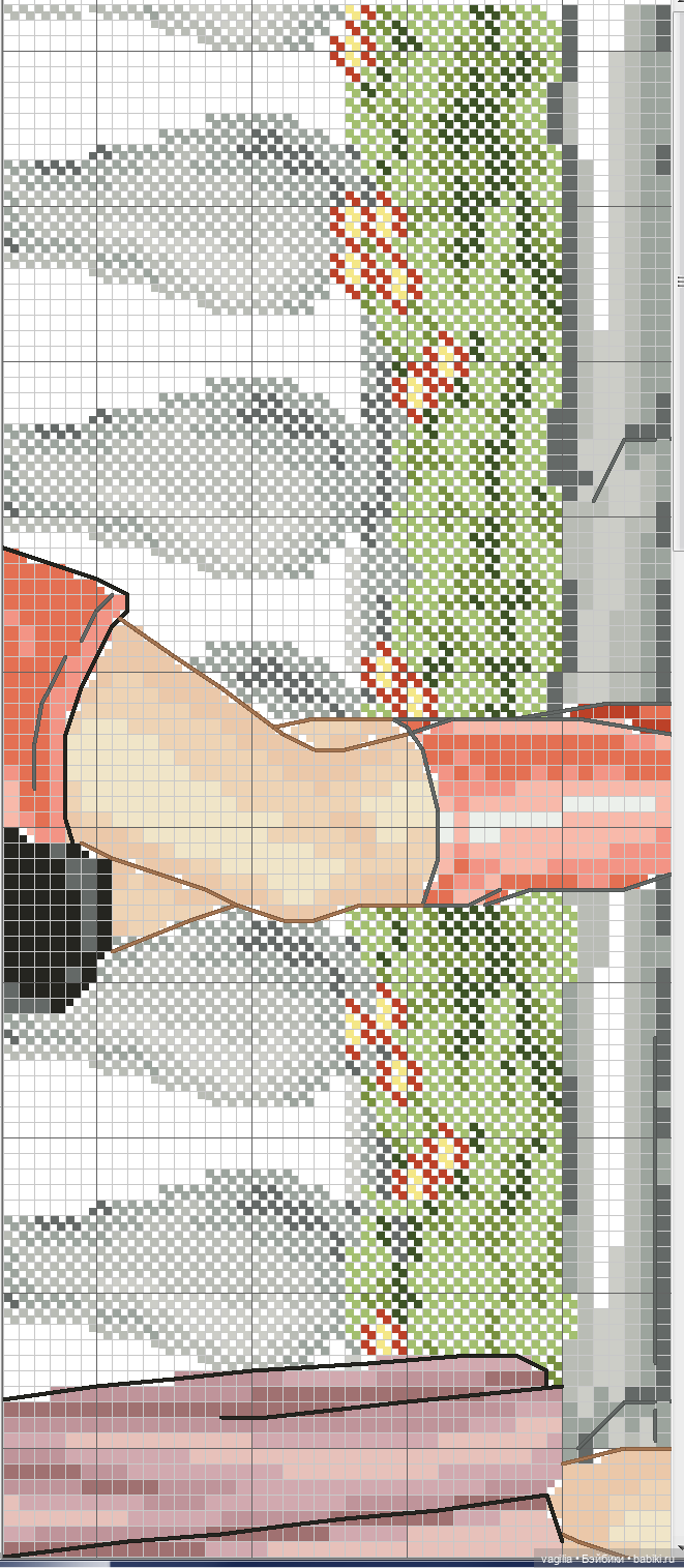 Модный топик крестиком — Схемы вышивки крестом: фото узоров