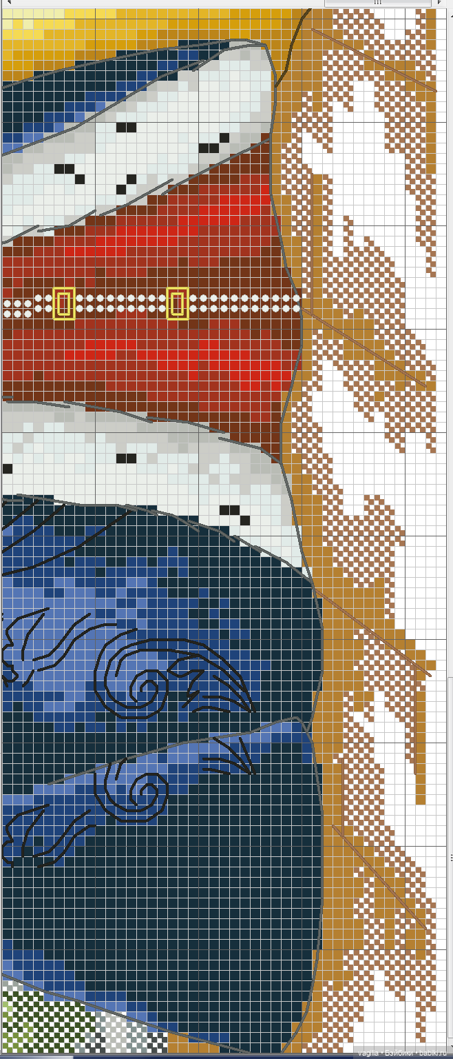 Модный топик крестиком — Схемы вышивки крестом: фото узоров
