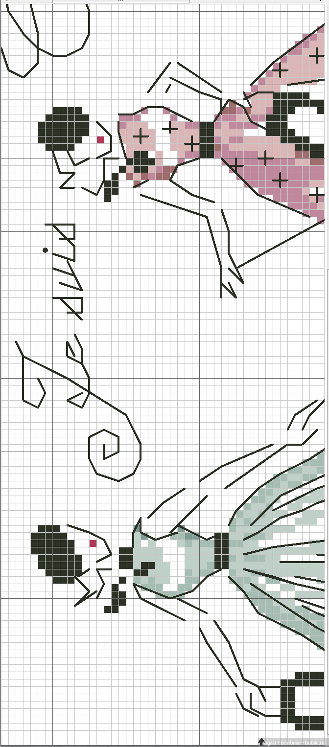 Модный топик крестиком 2 — Схемы вышивки крестом: фото узоров (фото 6)