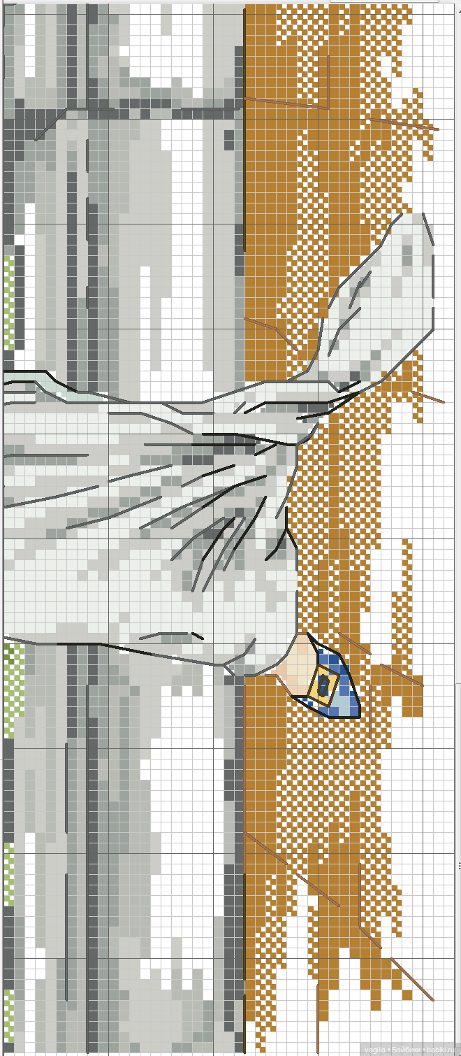 Модный топик крестиком — Схемы вышивки крестом: фото узоров (фото 5)