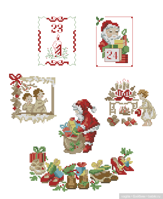 Детки, сапожки для малюсеньких подарков крестиком