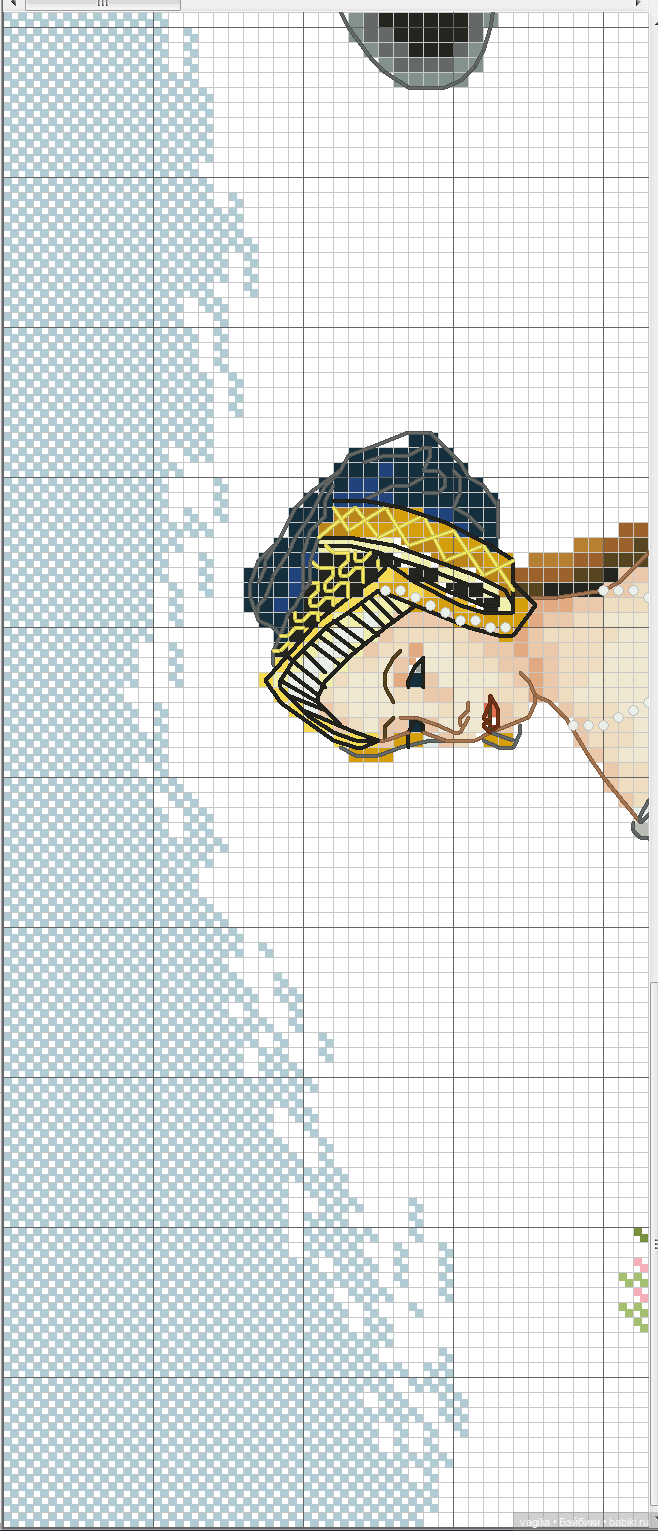 Модный топик крестиком — Схемы вышивки крестом: фото узоров