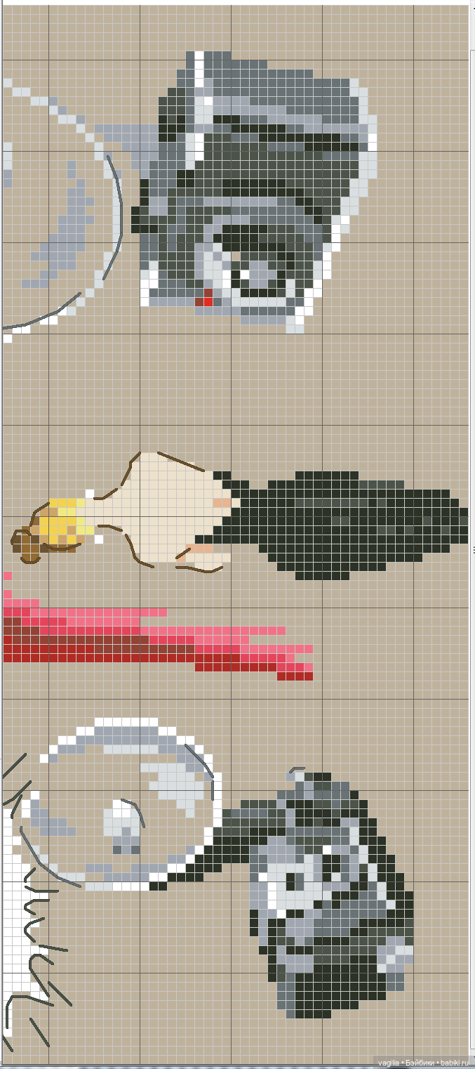 Модный топик крестиком 2 — Схемы вышивки крестом: фото узоров (фото 4)