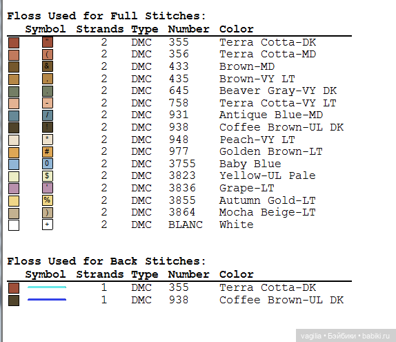 Разное Французское крестиком