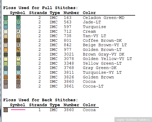 Разное Французское крестиком
